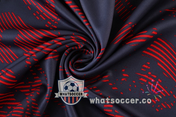 Bayern Munich Red Black Tracksuit 2023-2024