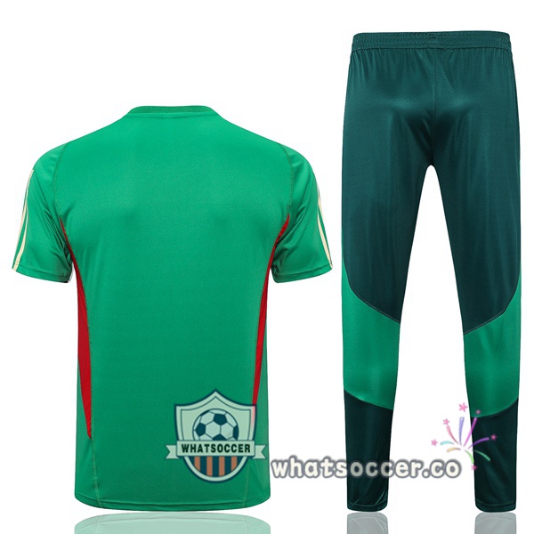 Mexico Training T-Shirts + Pants Green 2023-2024