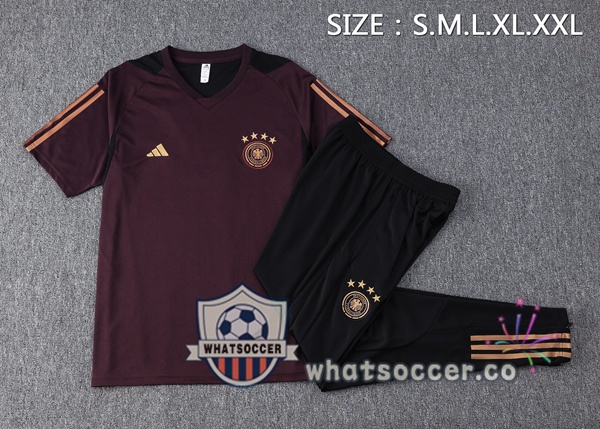 Germany Training T-Shirts + Pants Red 2023-2024