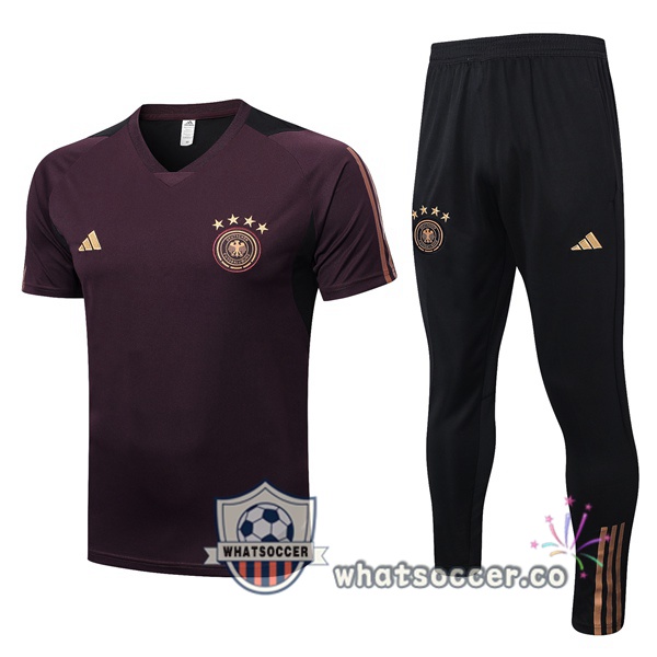 Germany Training T-Shirts + Pants Red 2023-2024