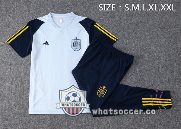 Spain Training T-Shirts + Pants Blue 2023-2024
