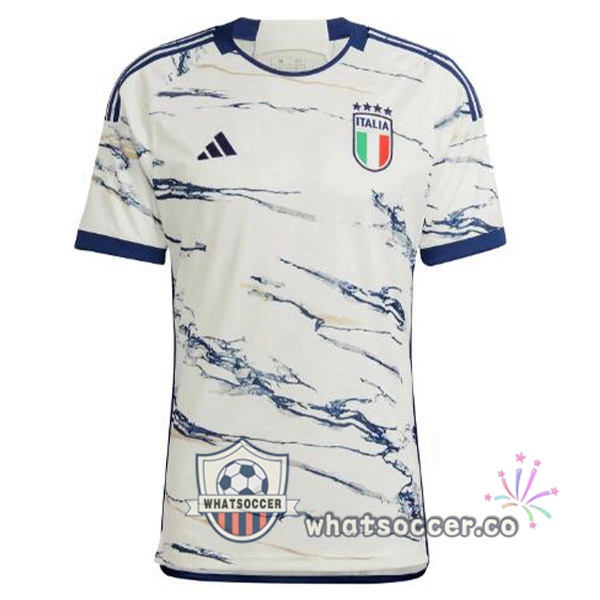 Italy Away Soccer Jerseys White 2023-2024