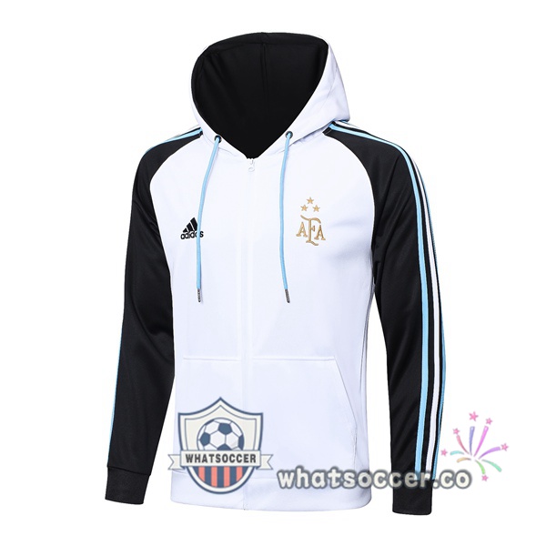 Argentina Hooded Jacket White 2023-2024