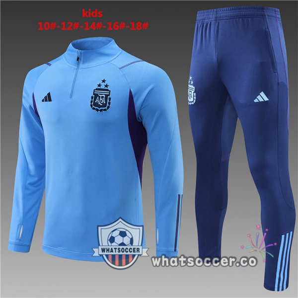 Argentina Kids Blue Tracksuit 2023-2024