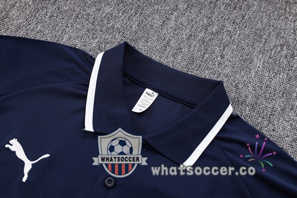 Training Polo Olympique de Marseille + Pants Blue Royal 2023-2024