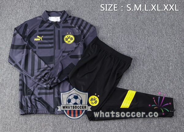 Dortmund BVB Gray Training Jacket 2023-2024