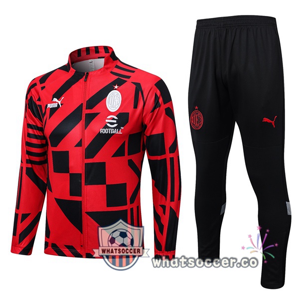 AC Milan Red Training Jacket 2023-2024