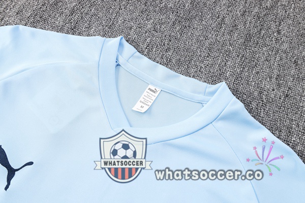 Manchester City Training T-Shirts + Pants Blue 2023-2024