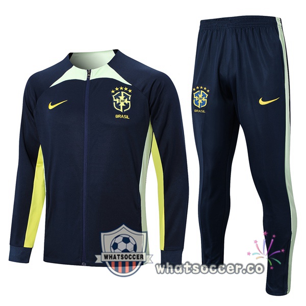 Brazil Blue Royal Training Jacket 2023-2024