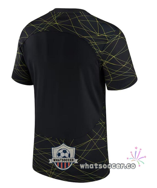 Paris PSG Fourth Soccer Jerseys Black 2022-2023