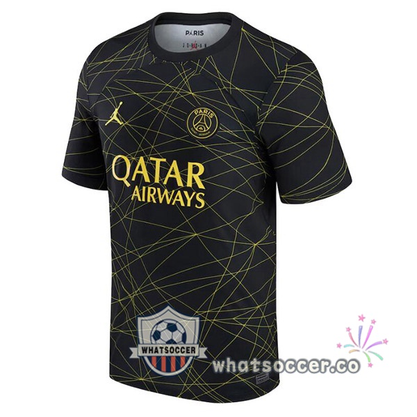 Paris PSG Fourth Soccer Jerseys Black 2022-2023