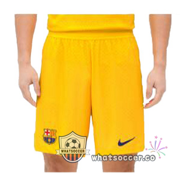FC Barcelona Fourth Soccer Shorts Yellow 2022-2023