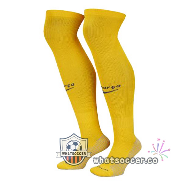 FC Barcelona Soccer Socks Fourth Yellow 2022-2023