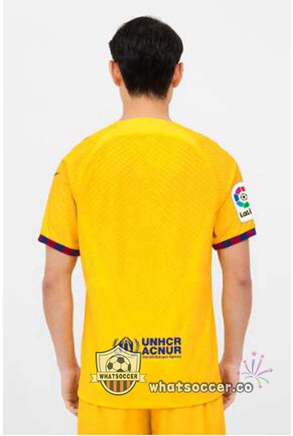FC Barcelona Fourth Soccer Jerseys Yellow 2022-2023