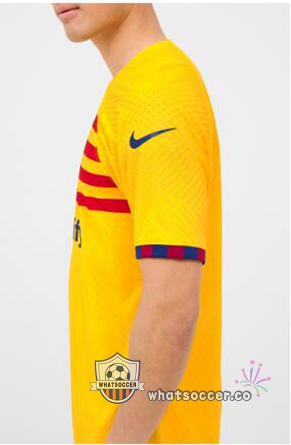 FC Barcelona Fourth Soccer Jerseys Yellow 2022-2023