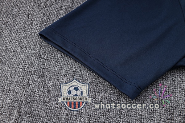 Training Polo FC Barcelona + Pants Blue Royal 2023-2024