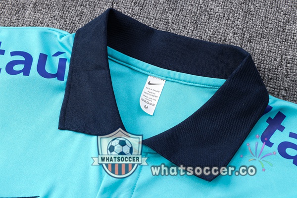 Training Polo Brazil + Pants Blue 2023-2024