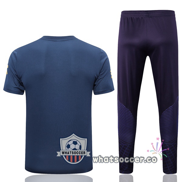 Training Polo Brazil + Pants Blue Royal 2023-2024