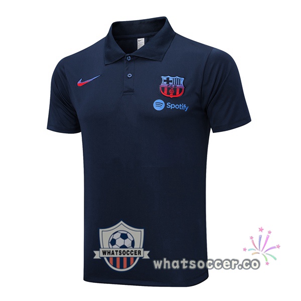 Training Polo FC Barcelona Blue Royal 2023-2024