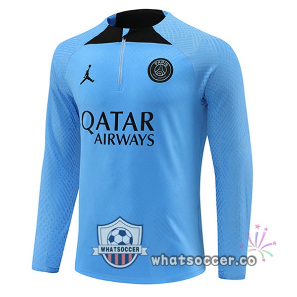 Paris PSG Soccer Sweater Blue 2023-2024