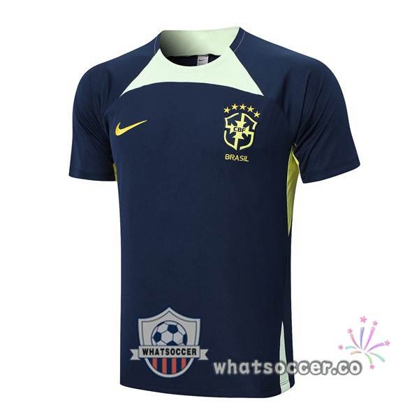 Brazil Training T-Shirts Blue Royal 2023-2024