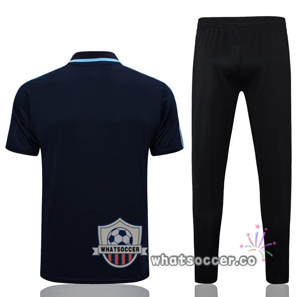 Training Polo Argentina + Pants Blue Royal 2023-2024