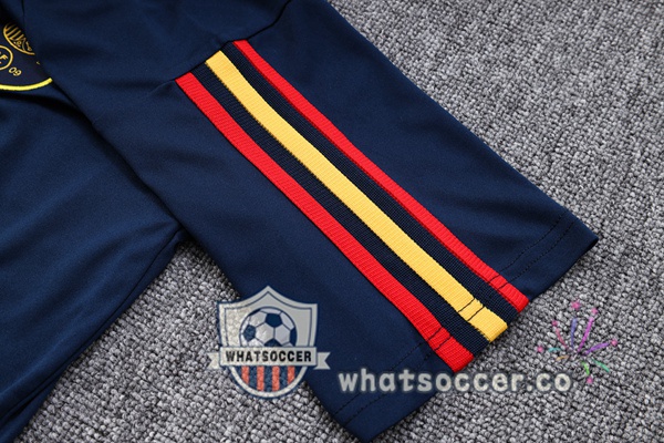 Training Polo Spain + Pants Blue Royal 2023-2024
