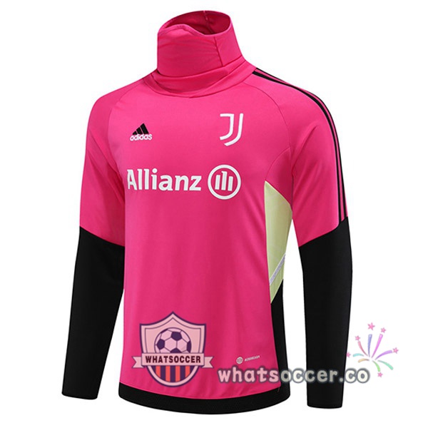 Juventus Soccer Sweater High Collar Red 2023-2024