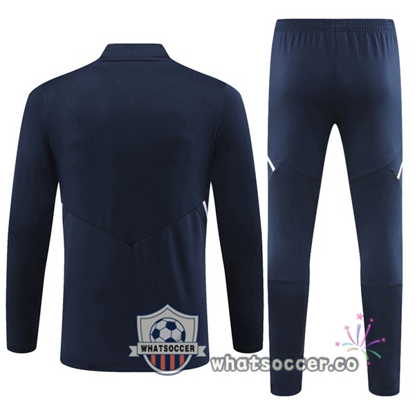 Real Madrid Blue Royal Tracksuit 2023-2024