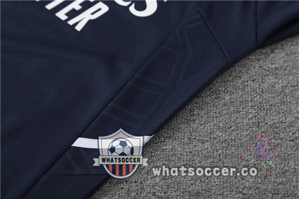 Real Madrid High Collar Blue Royal Tracksuit 2023-2024