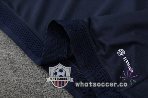 Real Madrid High Collar Blue Royal Tracksuit 2023-2024