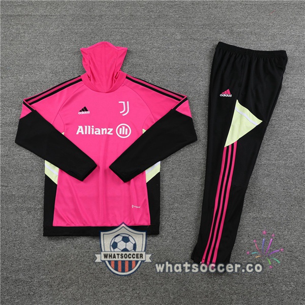 Juventus High Collar Red Tracksuit 2023-2024