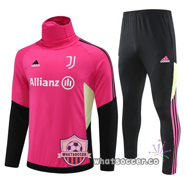 Juventus High Collar Red Tracksuit 2023-2024