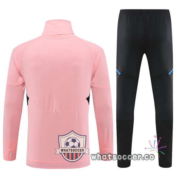 Manchester United High Collar Rose Tracksuit 2023-2024
