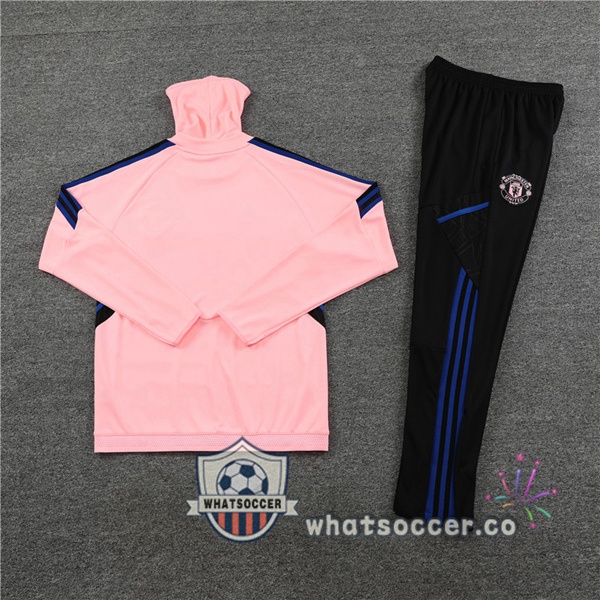 Manchester United High Collar Rose Tracksuit 2023-2024