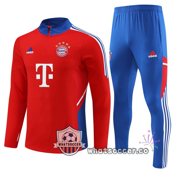 Bayern Munich Red Tracksuit 2023-2024