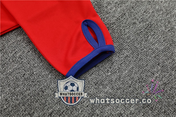 Bayern Munich High Collar Red Tracksuit 2023-2024
