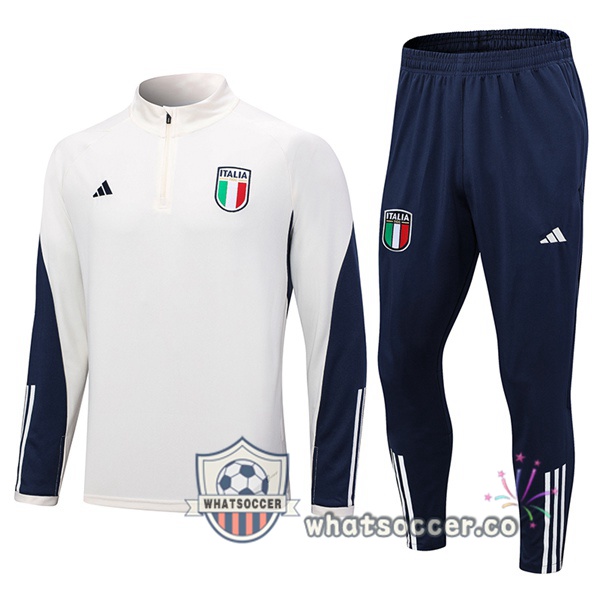 Italy White Tracksuit 2023-2024