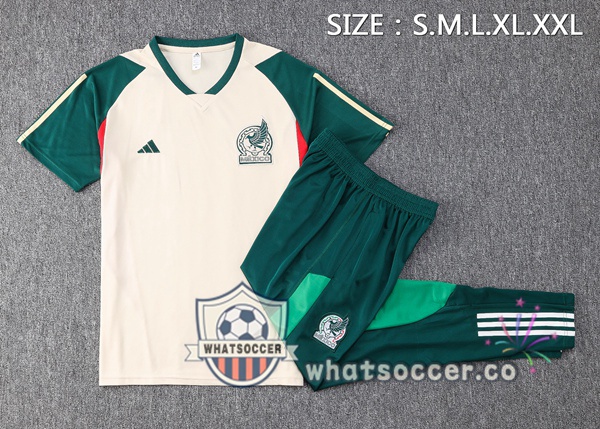 Mexico Training T-Shirts + Pants Marron 2023-2024