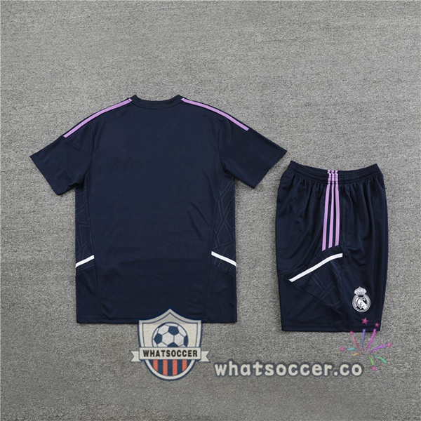 Real Madrid Training T-Shirts + Shorts Blue Royal 2023-2024