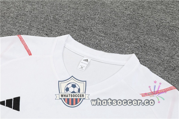 Flamengo Training T-Shirts + Shorts White 2023-2024