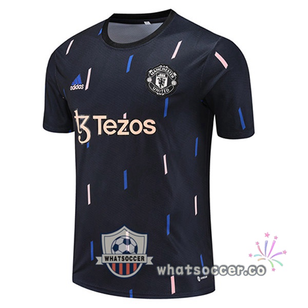 Manchester United Training T-Shirts Black 2023-2024