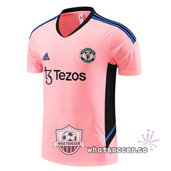 Manchester United Training T-Shirts Rose 2023-2024