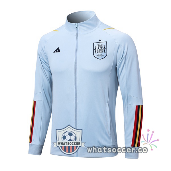 Spain Soccer Jacket Blue 2023-2024