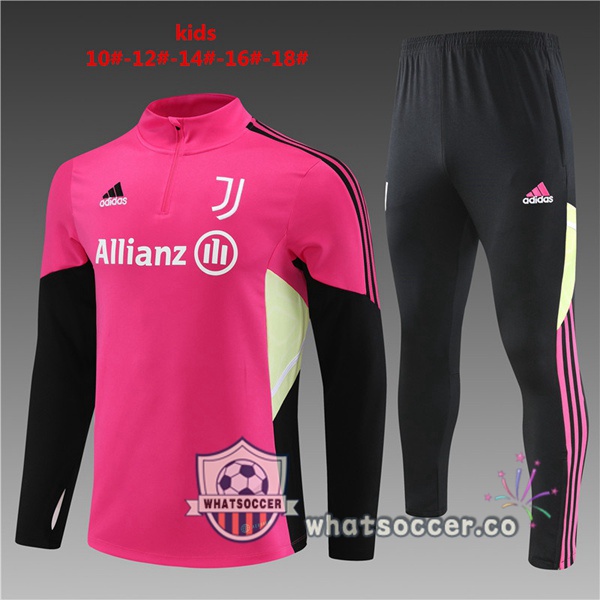 Juventus Kids Red Tracksuit 2023-2024