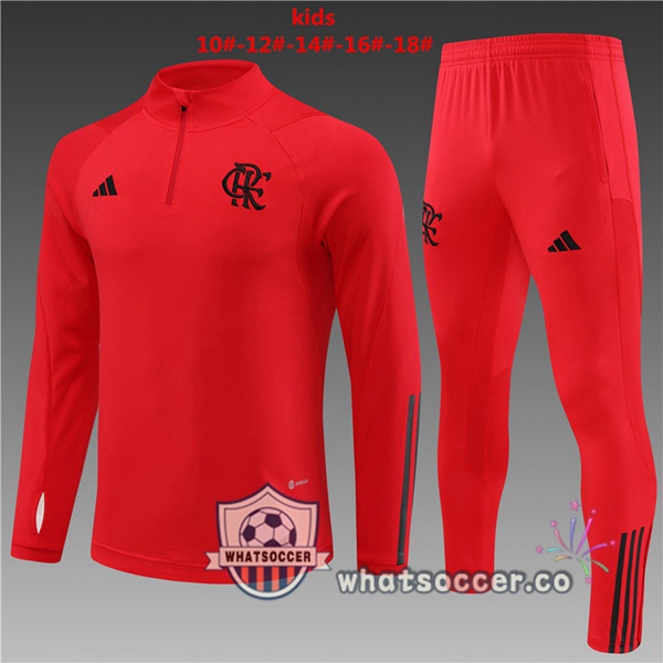 Flamengo Kids Red Tracksuit 2023-2024