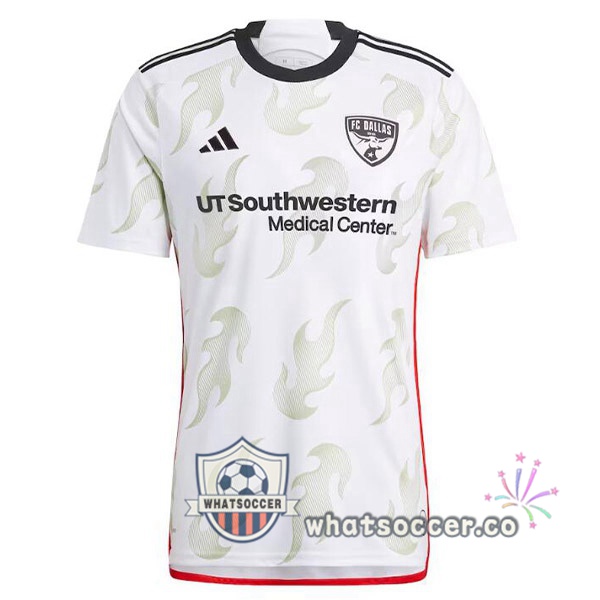 FC Dallas Away Soccer Jerseys White 2023-2024