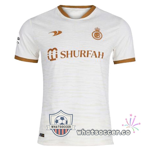 Al-Nassr FC Third Soccer Jerseys White 2022-2023