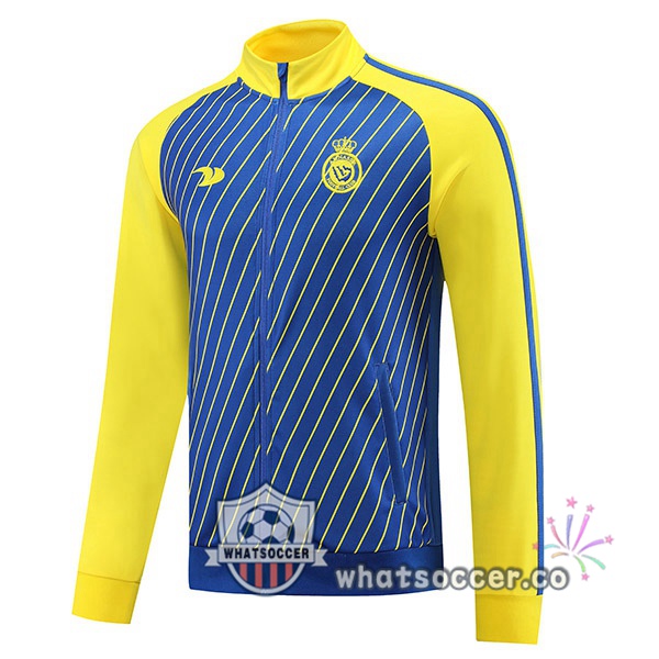 Al-Nassr FC Soccer Jacket Blue 2023-2024