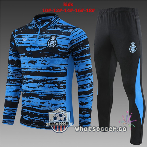 Al-Nassr FC Kids Blue Tracksuit 2023-2024